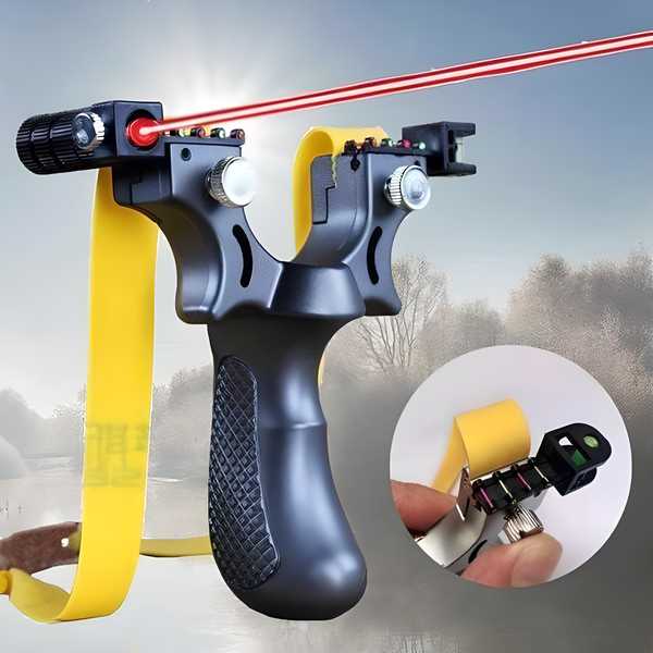 Laser Slingshot Gulel, Catapult for Outdoor Aiming Practice