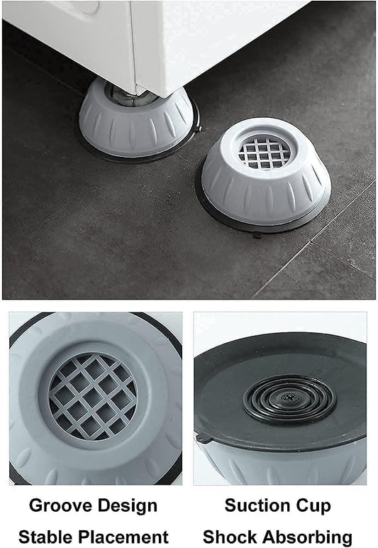 Anti-vibration Heavy Duty Multi Purpose Stand For Washing Machine & Refrigerator(4 Units)