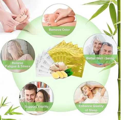 Detox Organic Foot Pad, Foot Patches for Effective Weight Loss and Overall Health Problems (PACK OF 60)